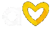 Amarilla con corazón amarillo